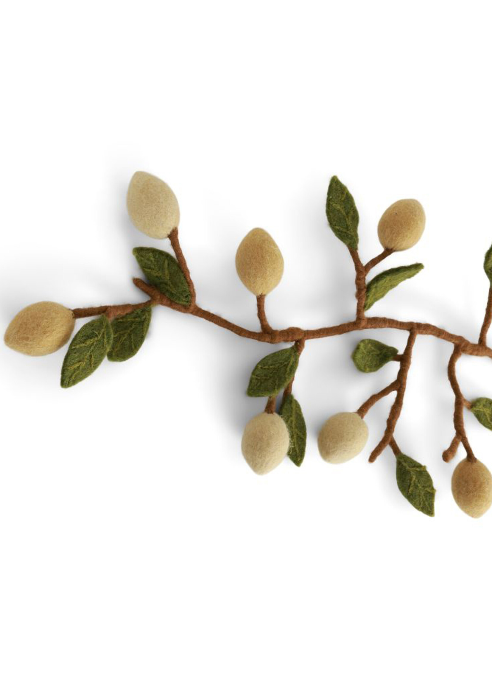 Gry and Sif Lemon Felt Branch