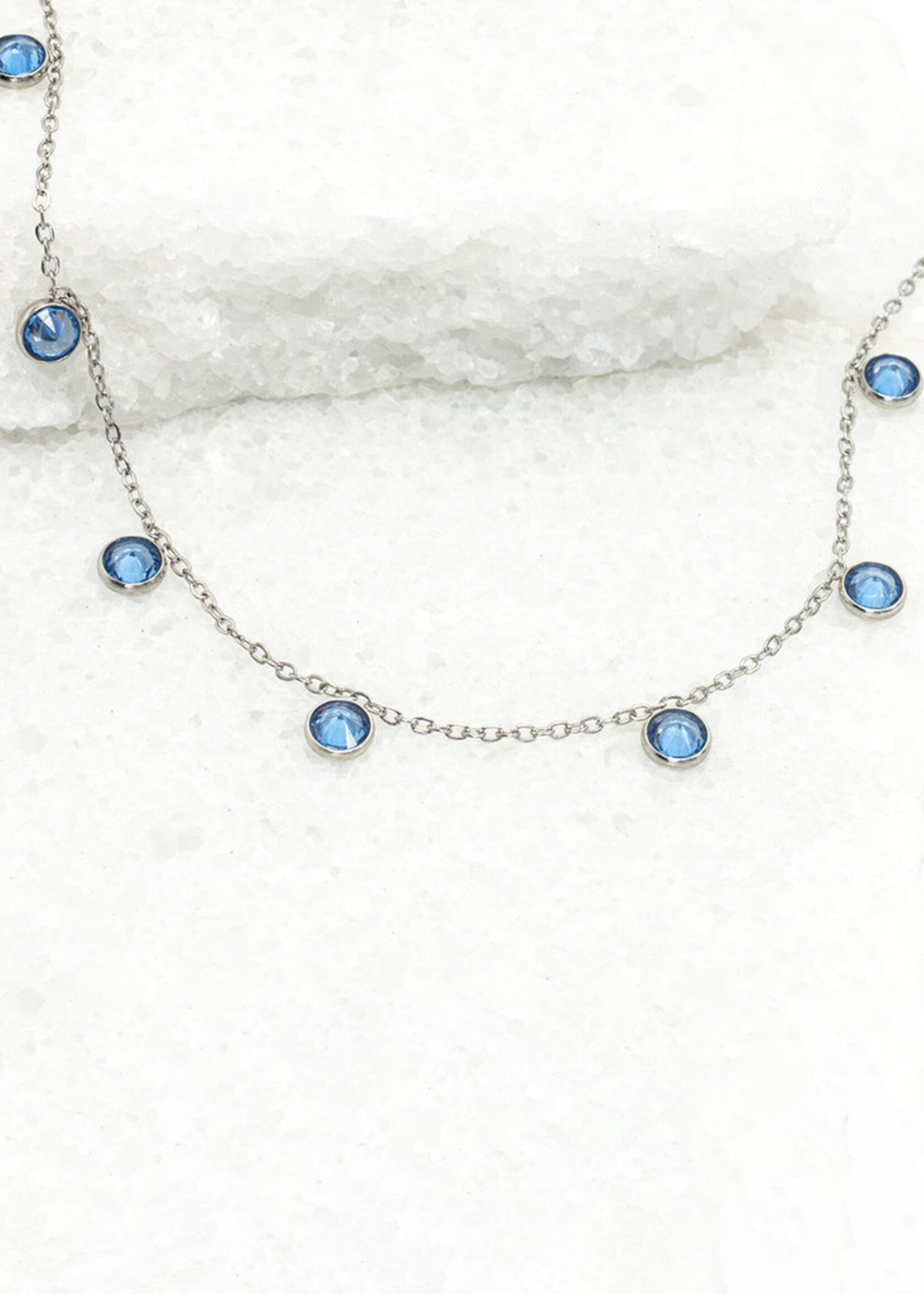 Starfish Project Guiding Lights Necklace - Silver & Blue