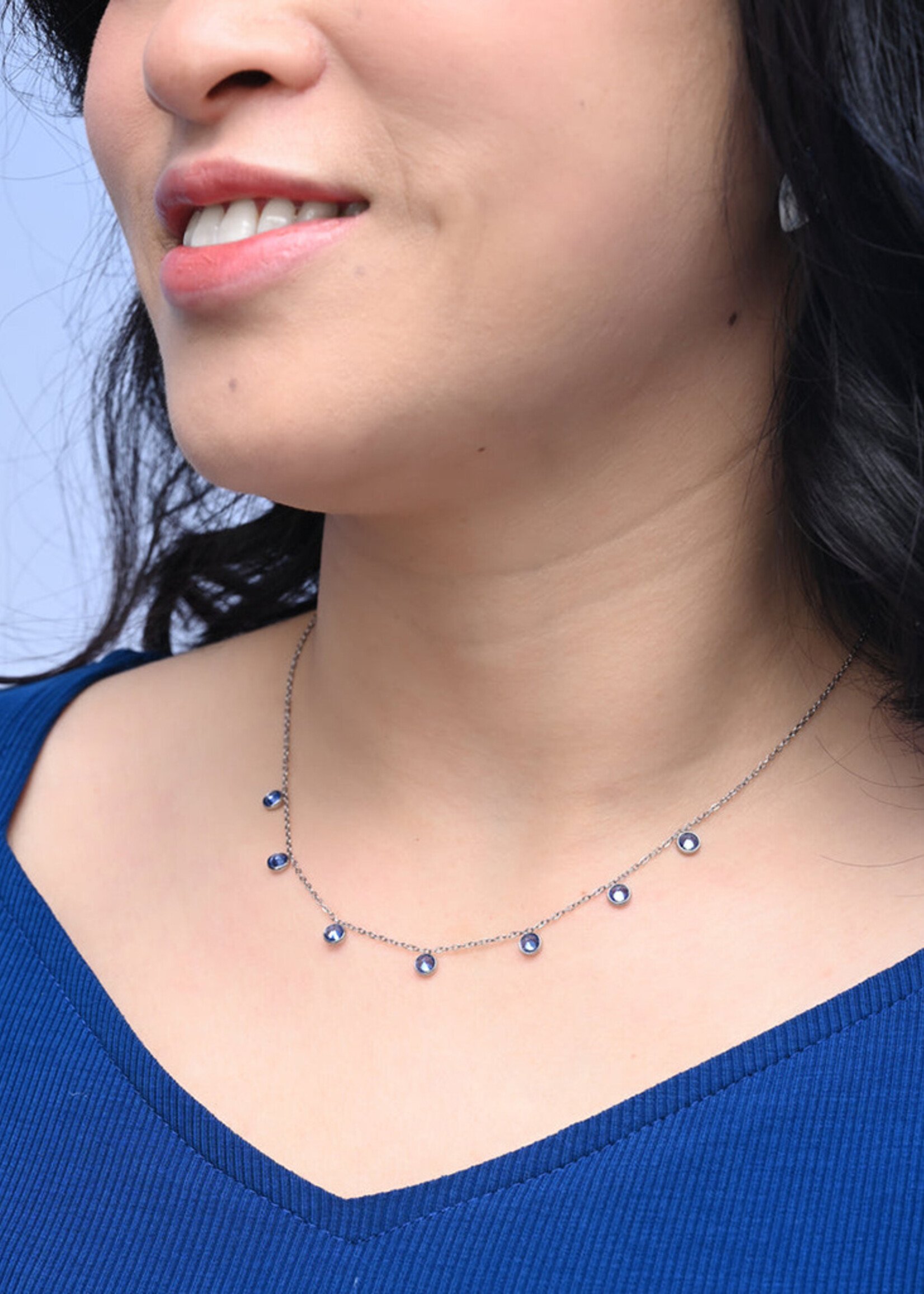 Starfish Project Guiding Lights Necklace - Silver & Blue