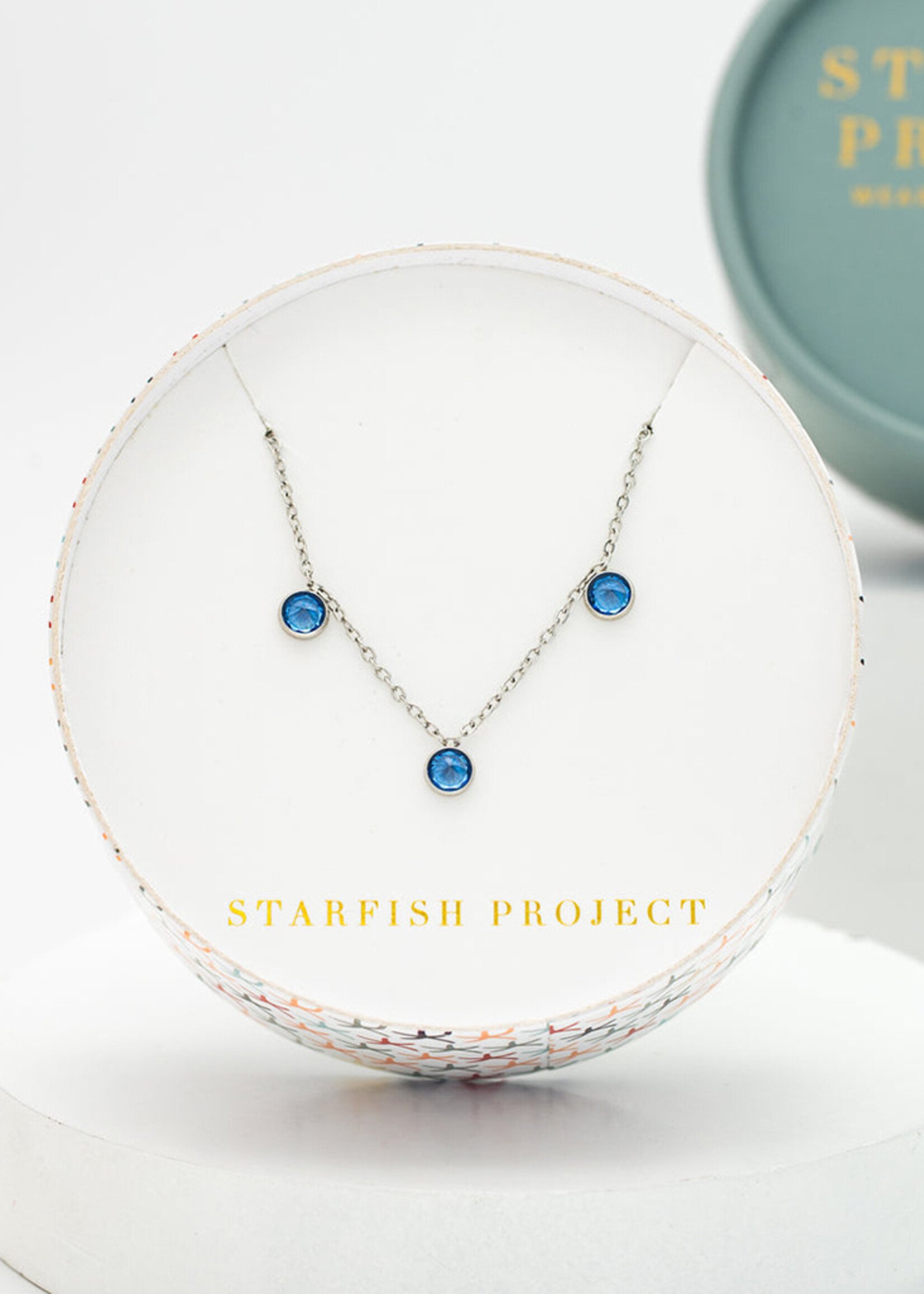 Starfish Project Guiding Lights Necklace - Silver & Blue
