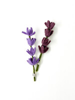 Gry and Sif Small Lavender Felt Flower