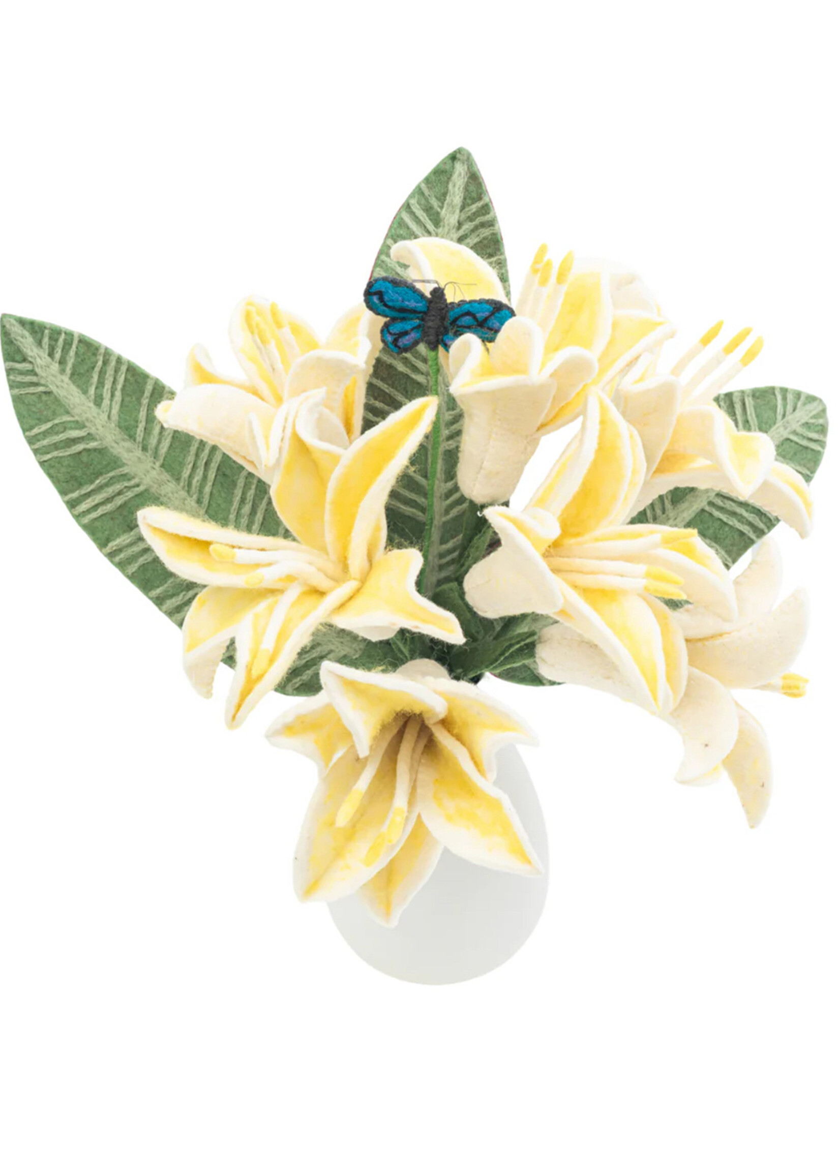 Global Goods Partners Easter Lily Felt Flower