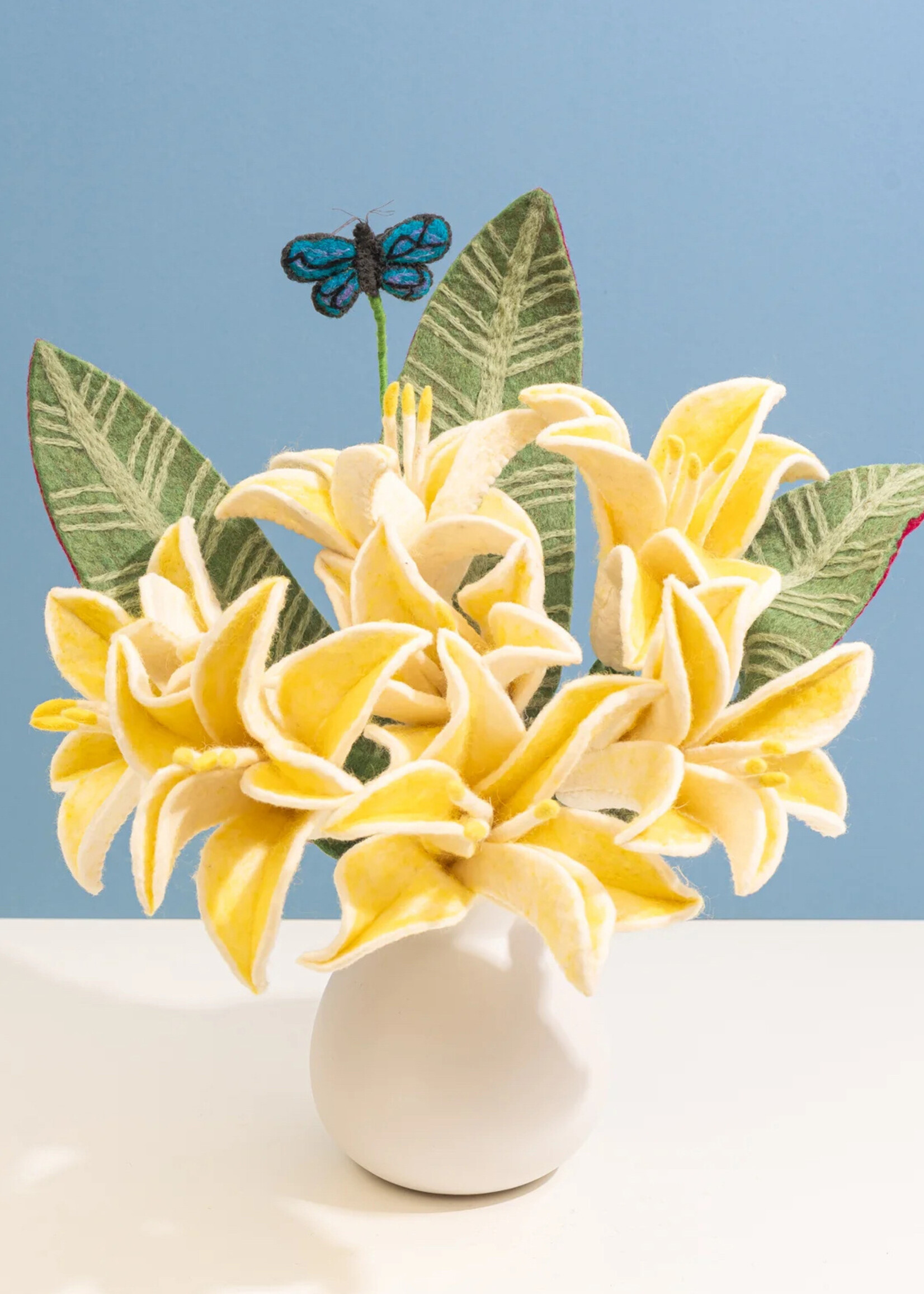 Global Goods Partners Easter Lily Felt Flower