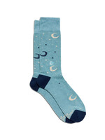 Conscious Step Women's Blue Lunar Socks - Supports Women's Equality