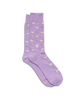 Conscious Step Women's Purple Swan Socks - Supports Women's Equality