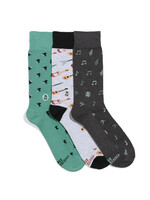 Conscious Step Men's Sock Box that Supports Music