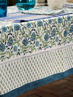Ten Thousand Villages Sharan Floral Tablecloth - 60in x 90in