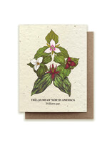 Small Victories Trillium Compass Flower Plantable Card