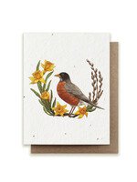 Small Victories Spring Robin Plantable Card
