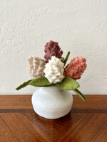 Gry and Sif Small Artichoke Felt Flower