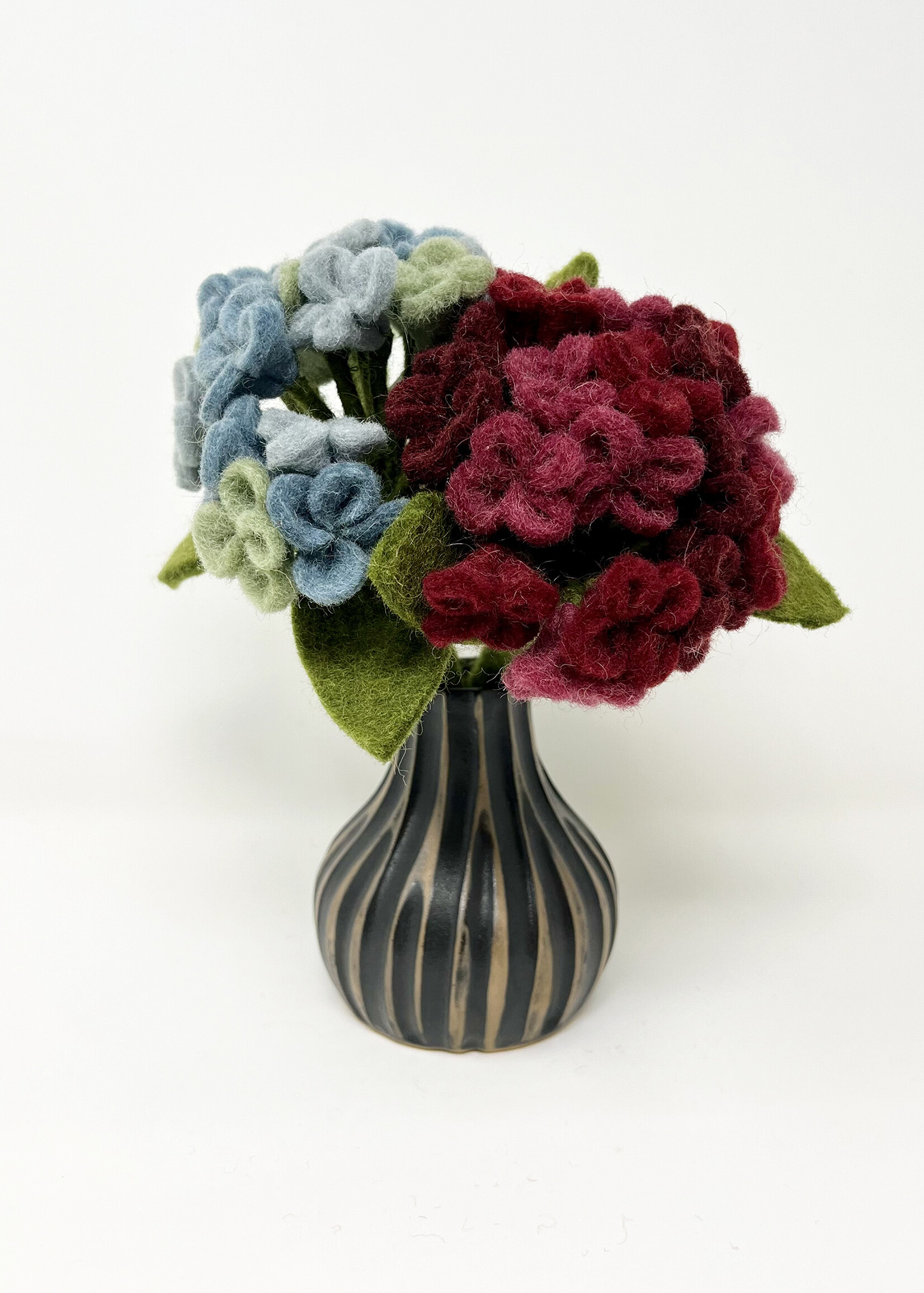 Ganesh Himal Carved Ceramic Bud Vase