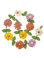 Pastel Daisy Felt Garland