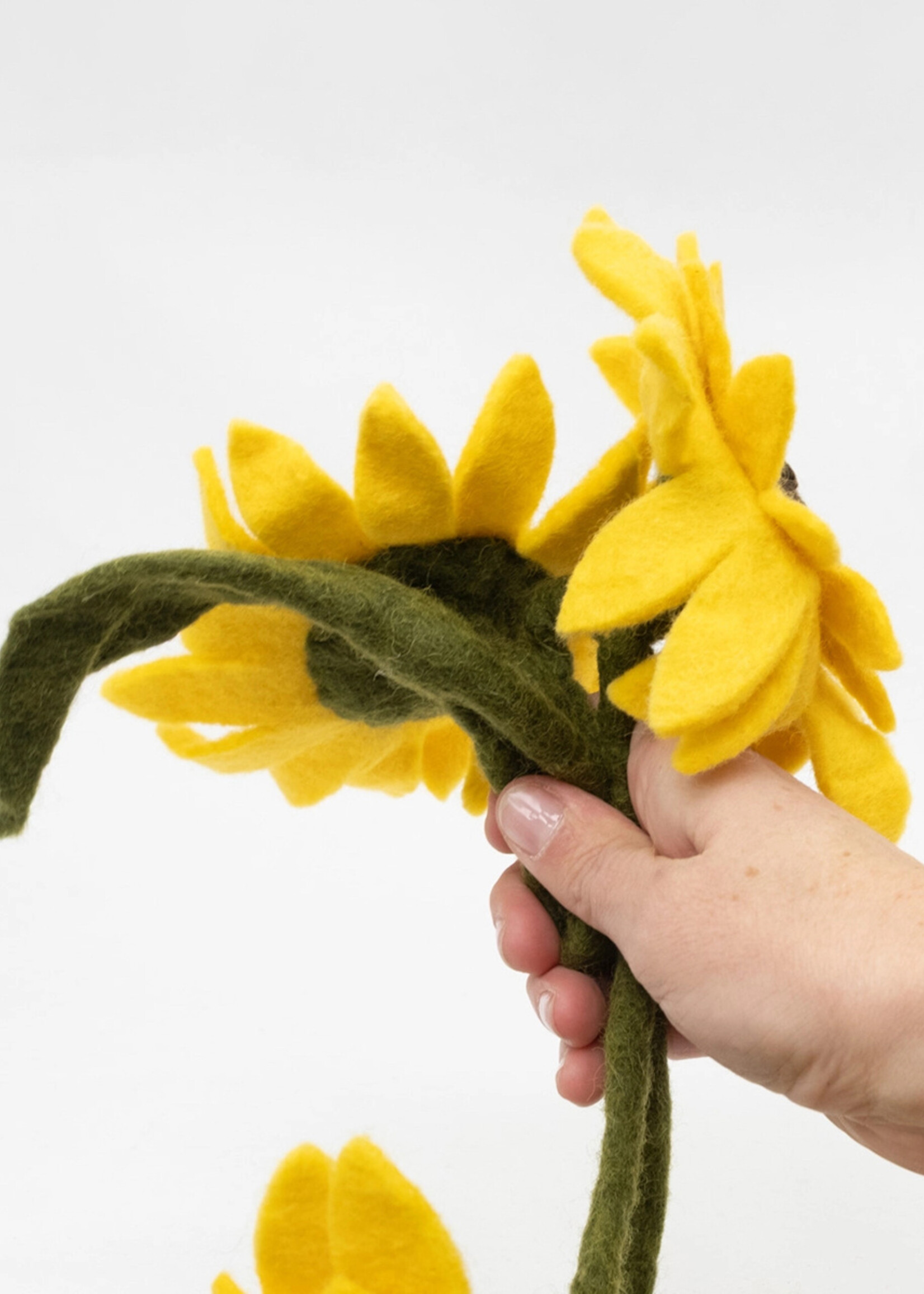 The Winding Road Sunflower Felt Garland