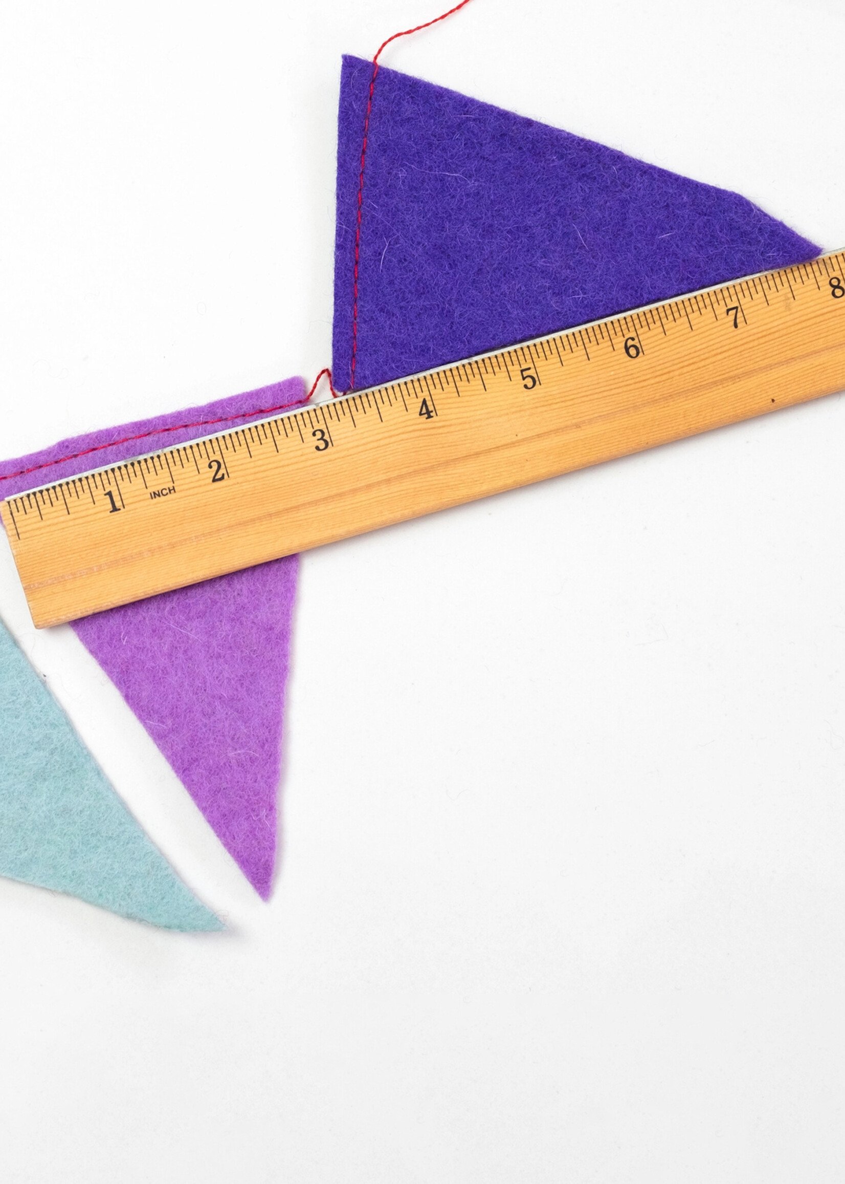 Rainbow Flags Felt Garland