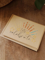 Rosie's Boutique Haiti Let's Celebrate Handstitched Card