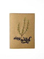 Rosie's Boutique Haiti Stay Wild Handstitched Card