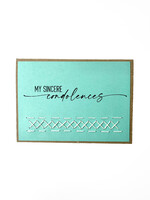 Rosie's Boutique Haiti Sympathy Handstitched Card