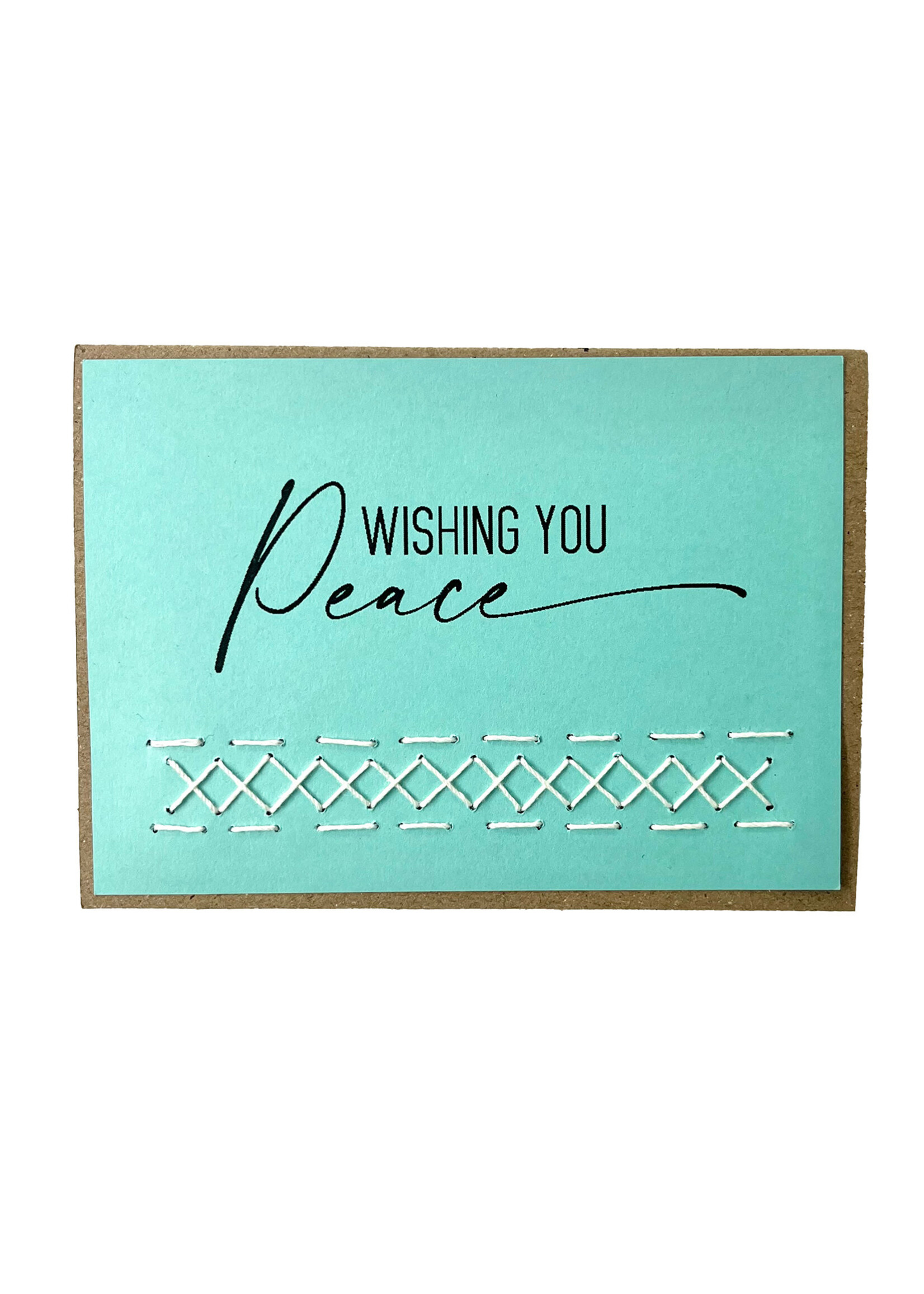 Rosie's Boutique Haiti Sympathy Handstitched Card