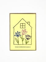 Rosie's Boutique Haiti Home Is Wherever Mom Is Handstitched Card