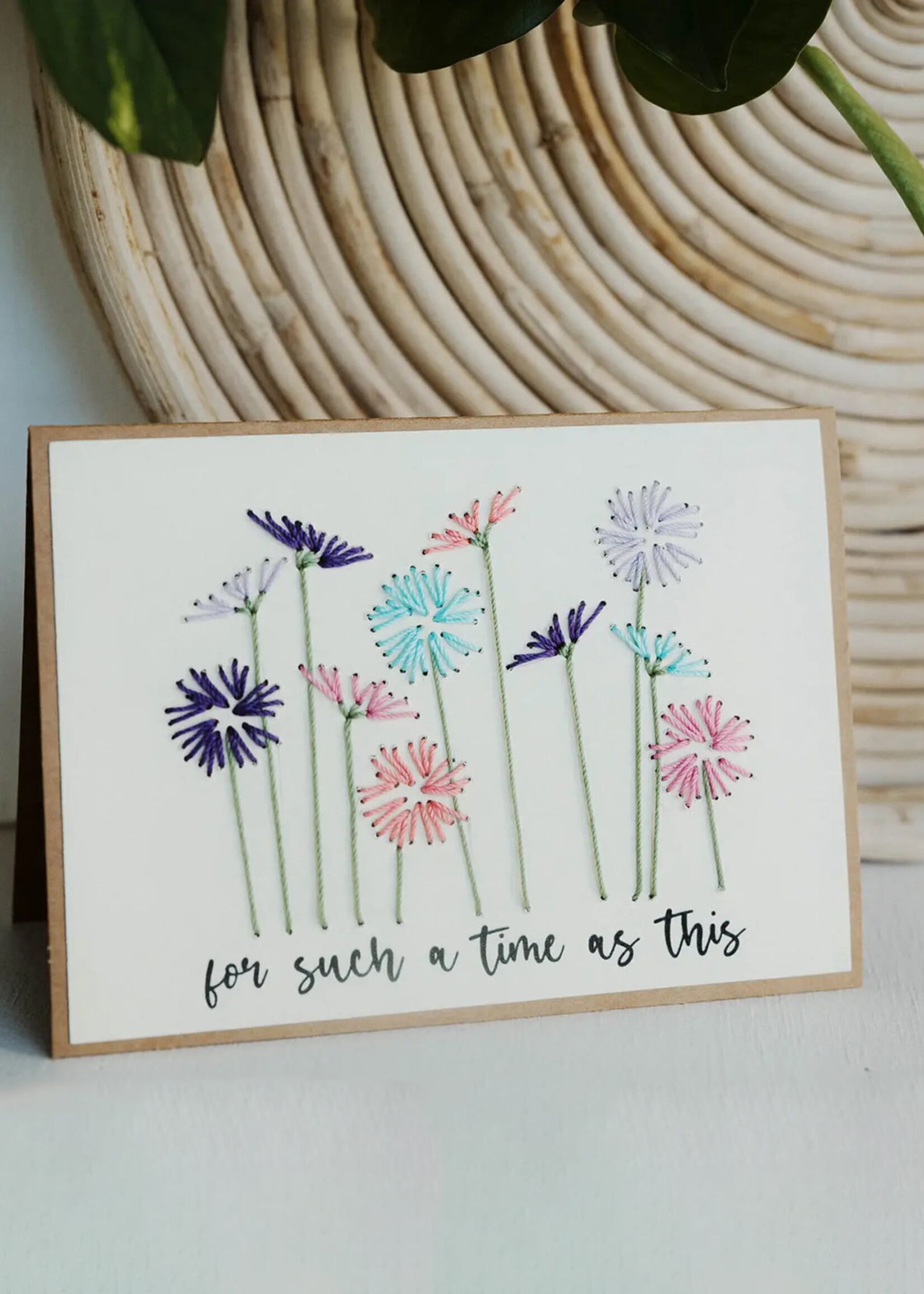 Rosie's Boutique Haiti For Such A Time As This Handstitched Card