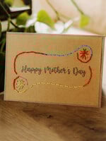 Rosie's Boutique Haiti Happy Mother's Day Handstitched Card