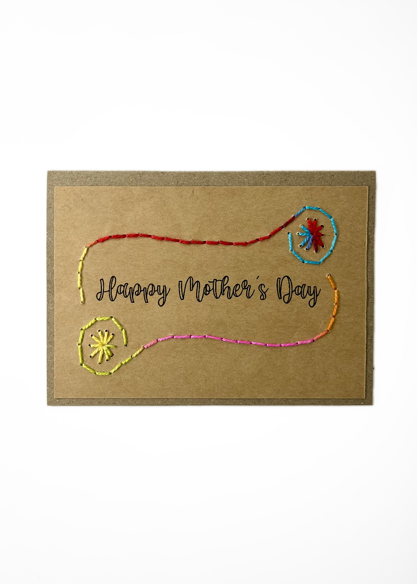 Rosie's Boutique Haiti Happy Mother's Day Handstitched Card