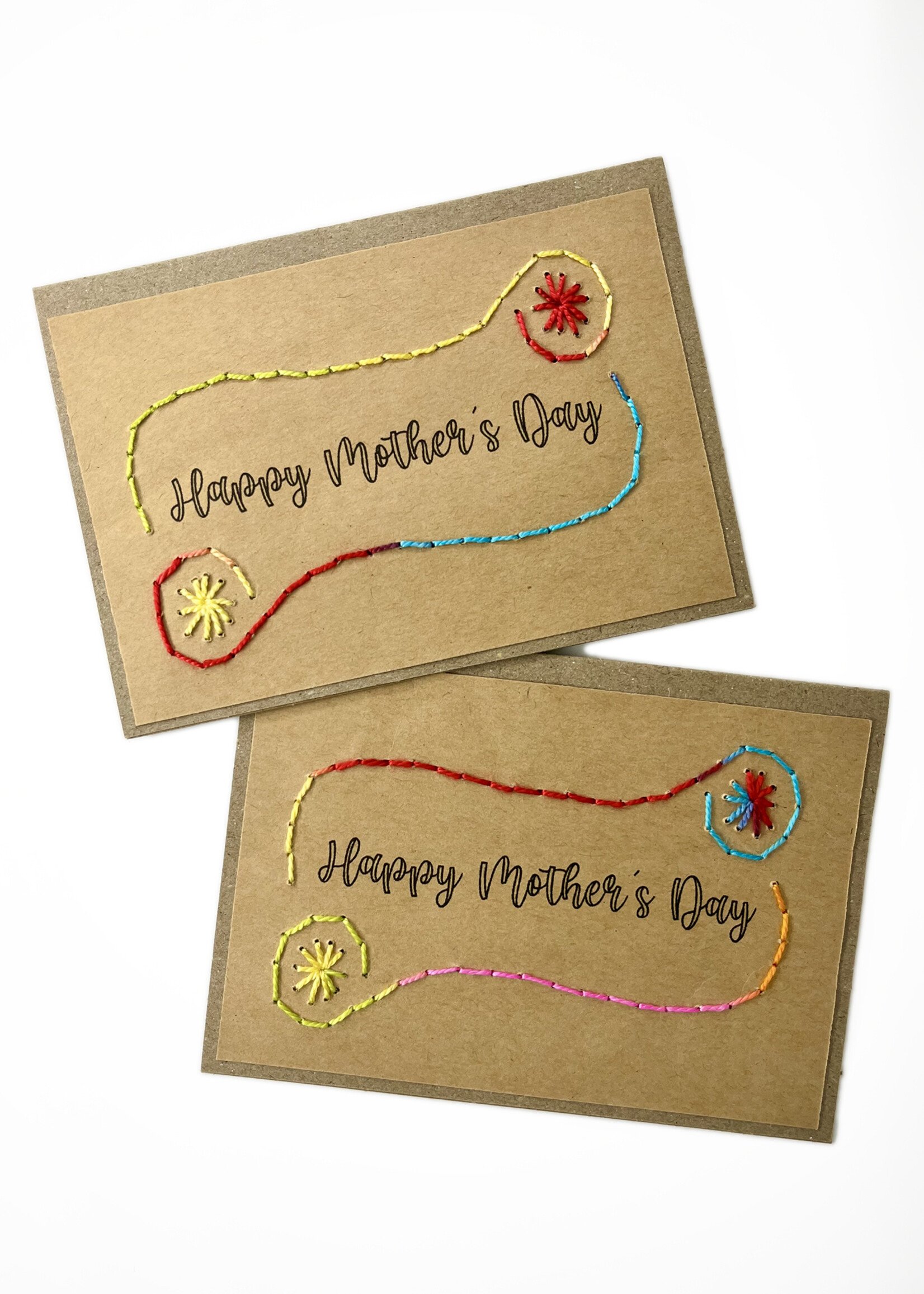 Rosie's Boutique Haiti Happy Mother's Day Handstitched Card
