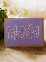 Rosie's Boutique Haiti Mom Floral Handstitched Card