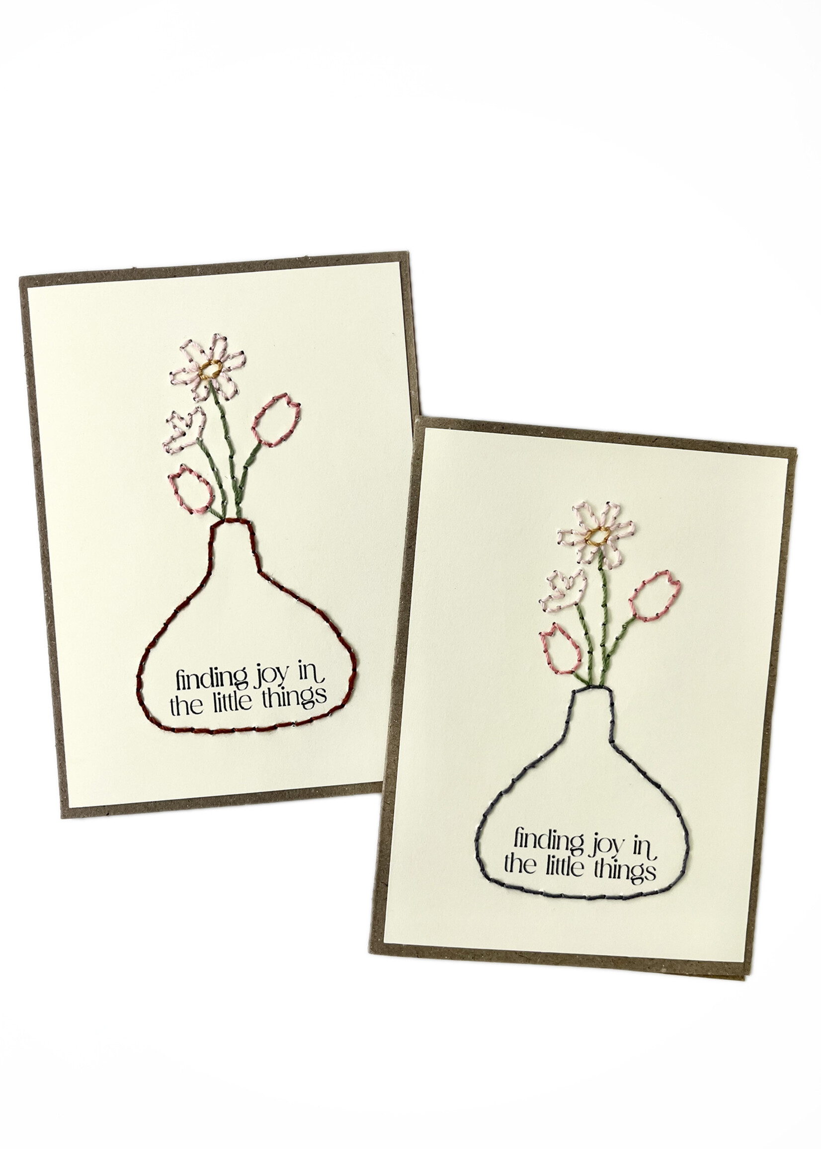 Rosie's Boutique Haiti Finding Joy Handstitched Card