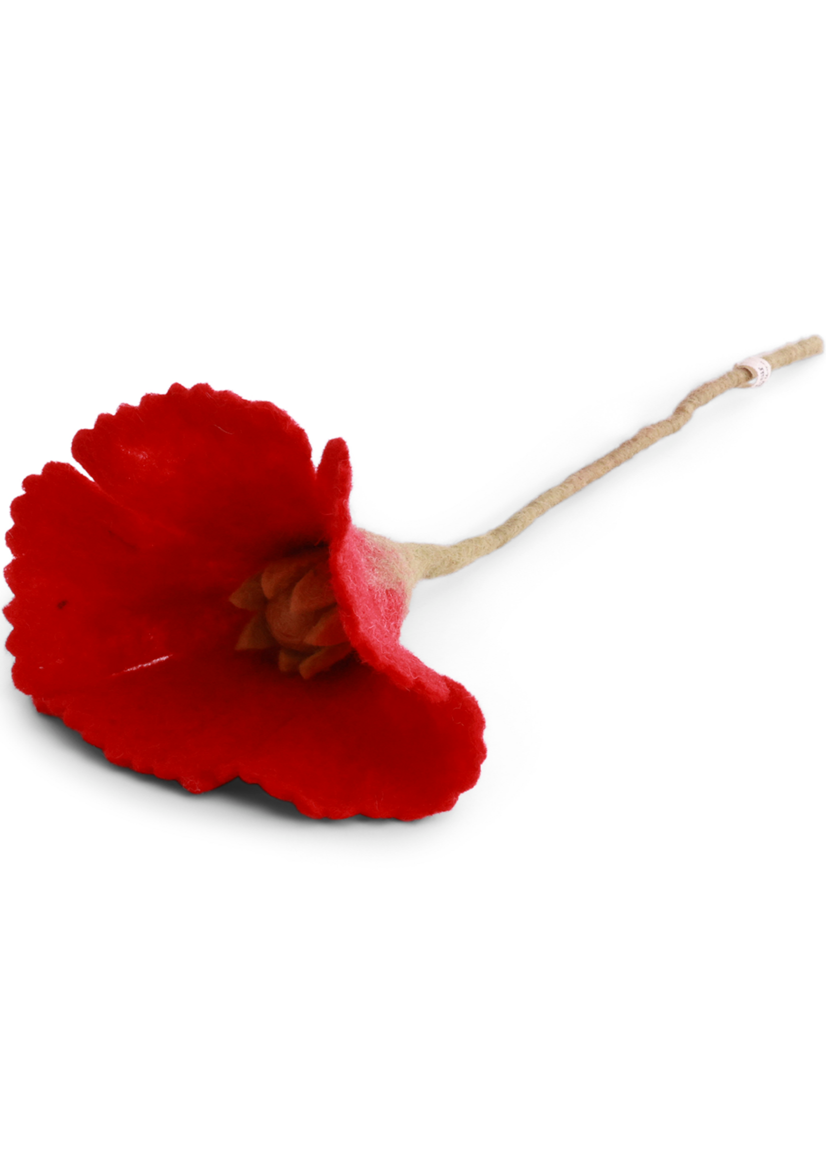 Gry and Sif Poppy Felt Flower