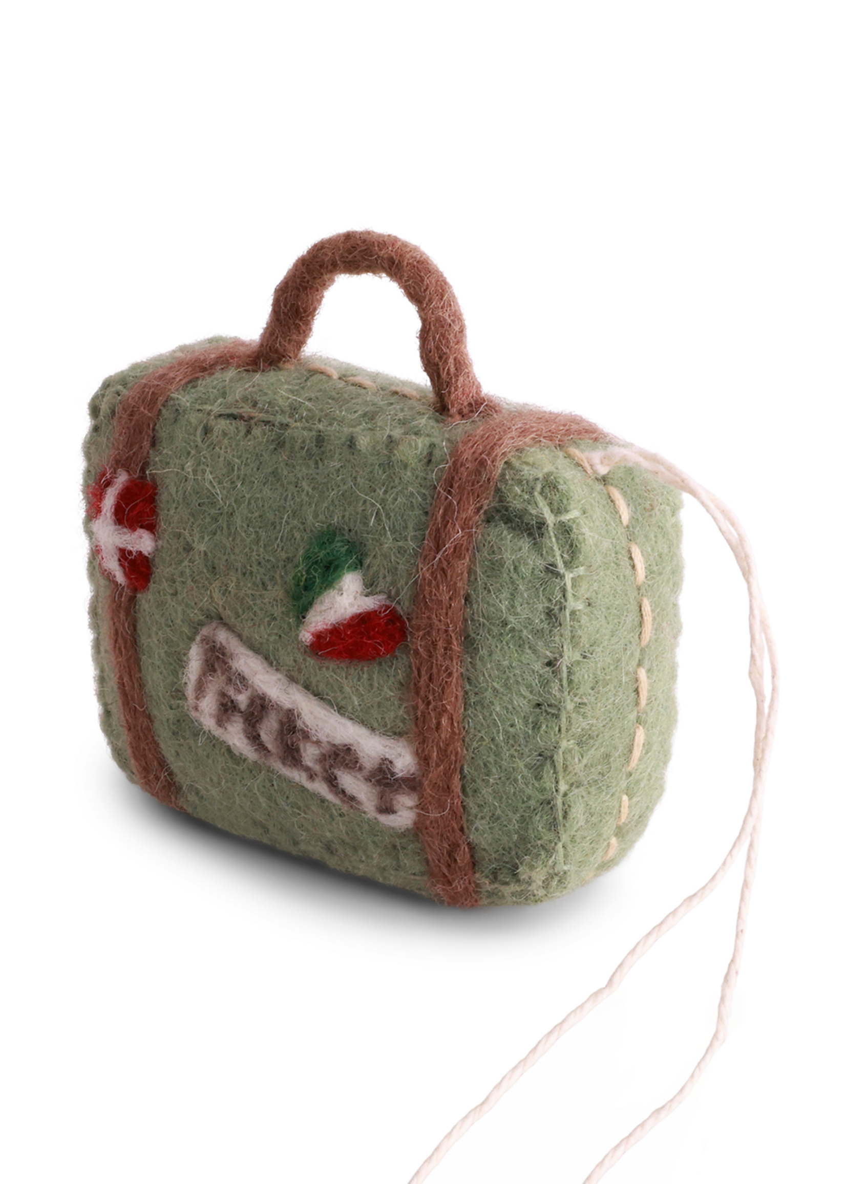 Gry and Sif Felt Ornament Suitcase