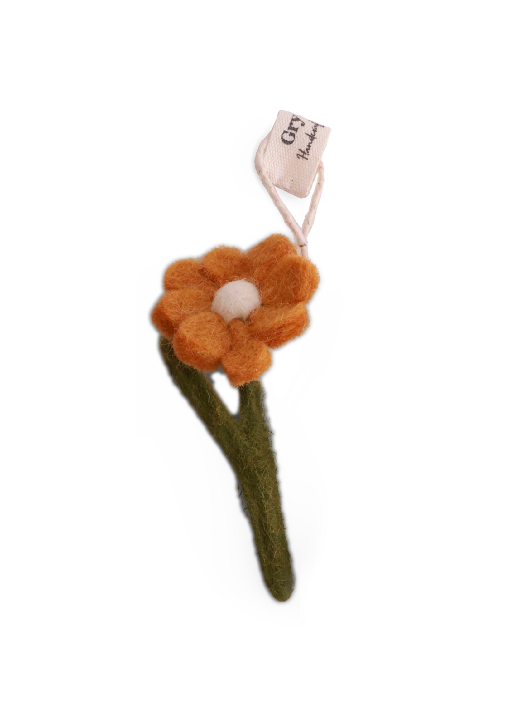 Gry and Sif 2.5" Mini Felt Flower Anemone Ornament
