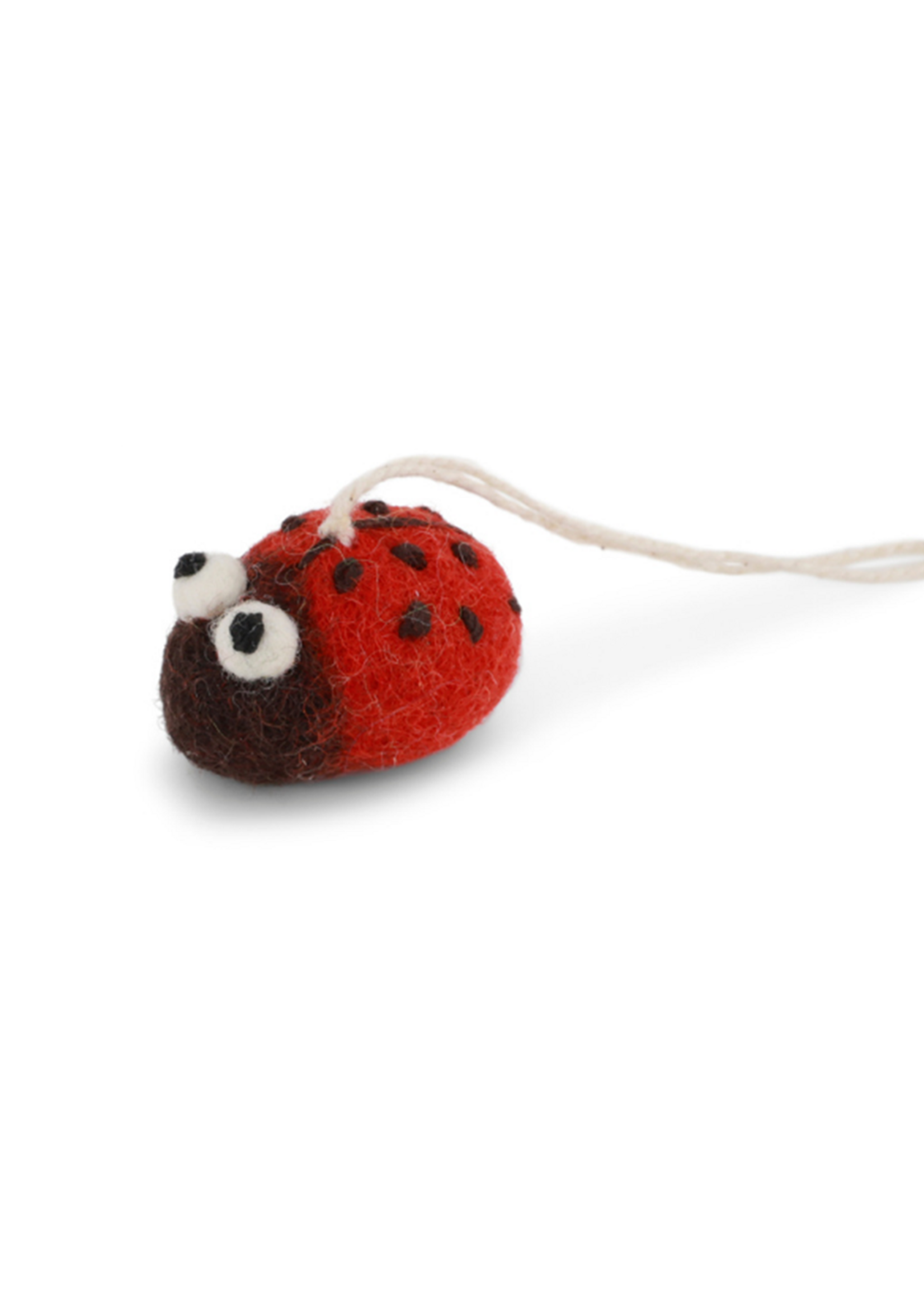 Gry and Sif Felt Ornament Ladybug