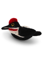 Gry and Sif Bird Felt Ornament - Woodpecker