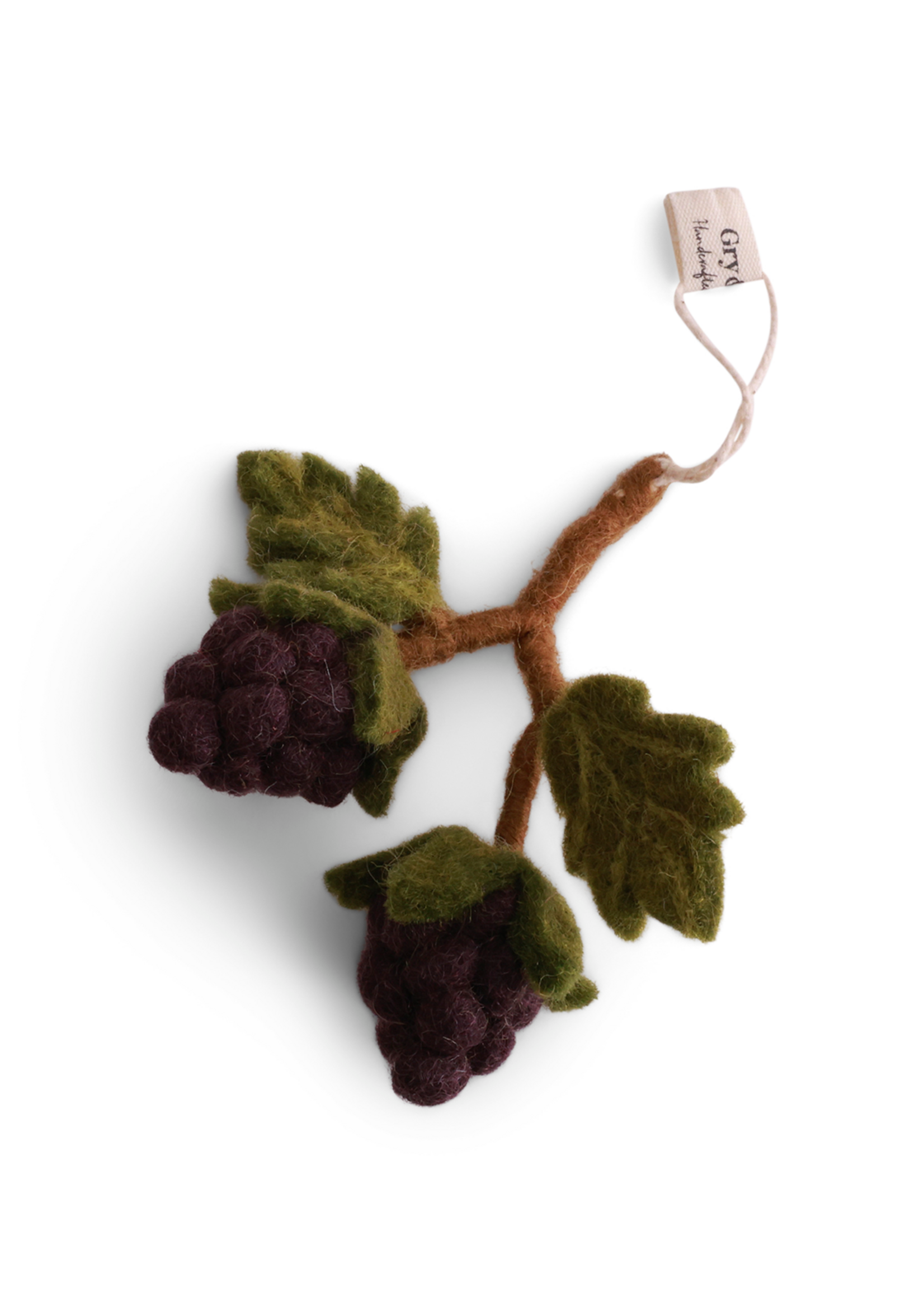 Gry and Sif Fruit Felt Ornament - Blackberry