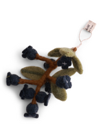 Gry and Sif Fruit Felt Ornament - Blueberry