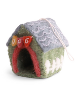 Gry and Sif Felt Ornament - Doghouse
