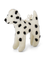 Gry and Sif Dog Felt Ornament - Dalmatian
