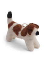 Gry and Sif Dog Felt Ornament - Jack Russel