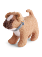 Gry and Sif Dog Felt Ornament - French Bulldog with Collar