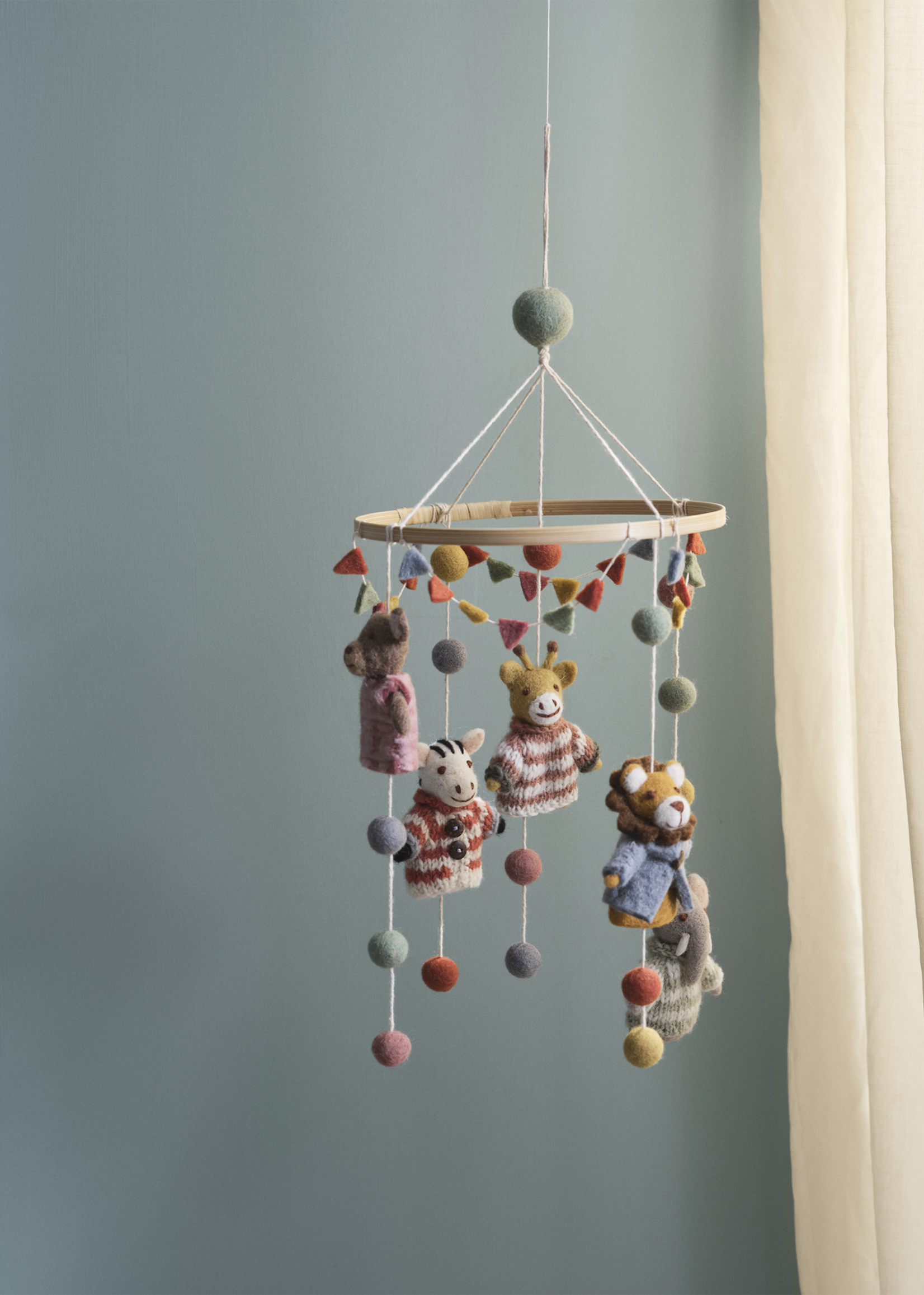 Gry and Sif Felt Animals Mobile
