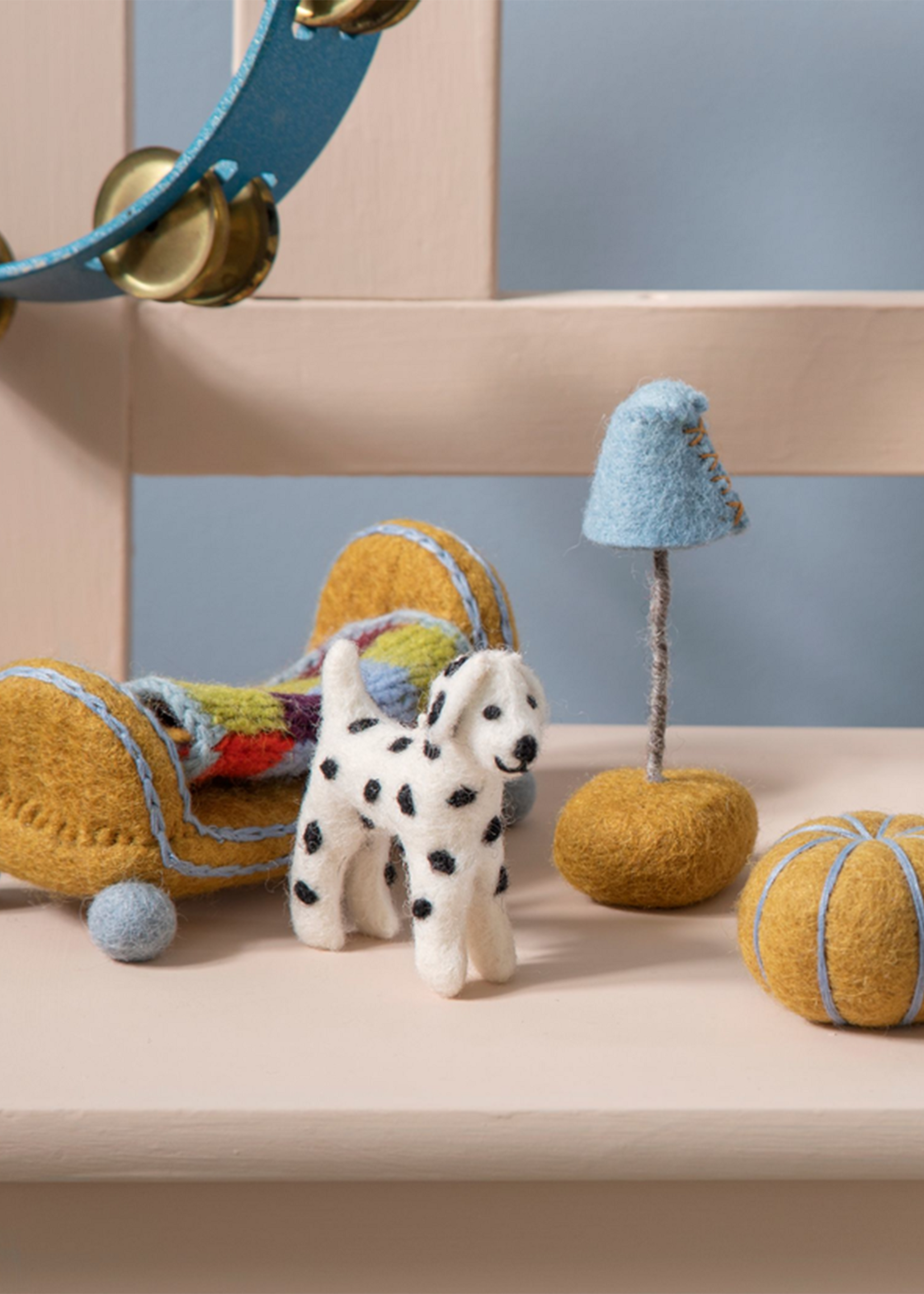 Gry and Sif Dog Felt Ornament - Dalmation