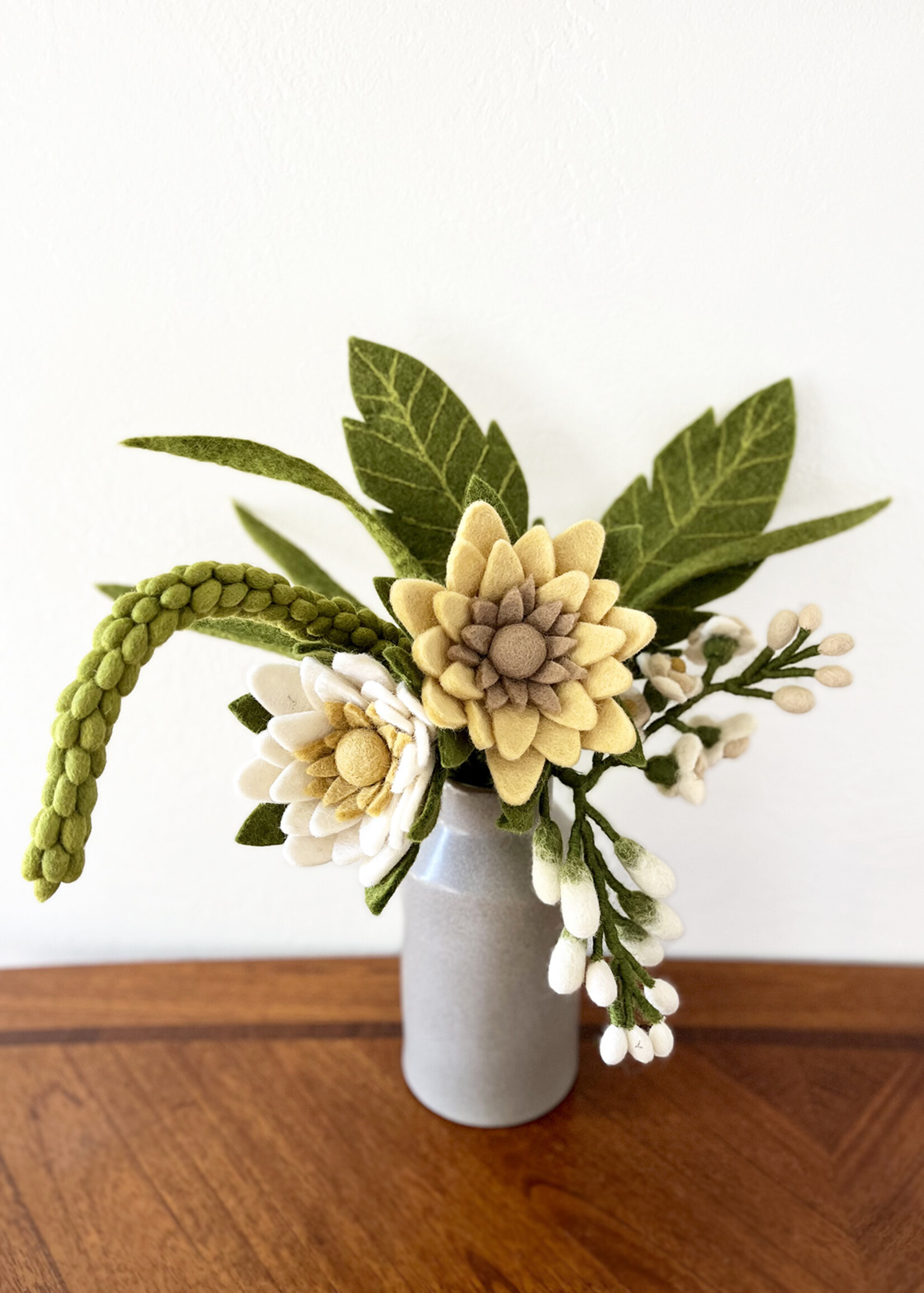 Gry and Sif Amaranth Felt Flower