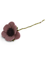 Gry and Sif French Anemone Felt Flower
