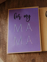 Rosie's Boutique Haiti For My Mama Handstitched Card