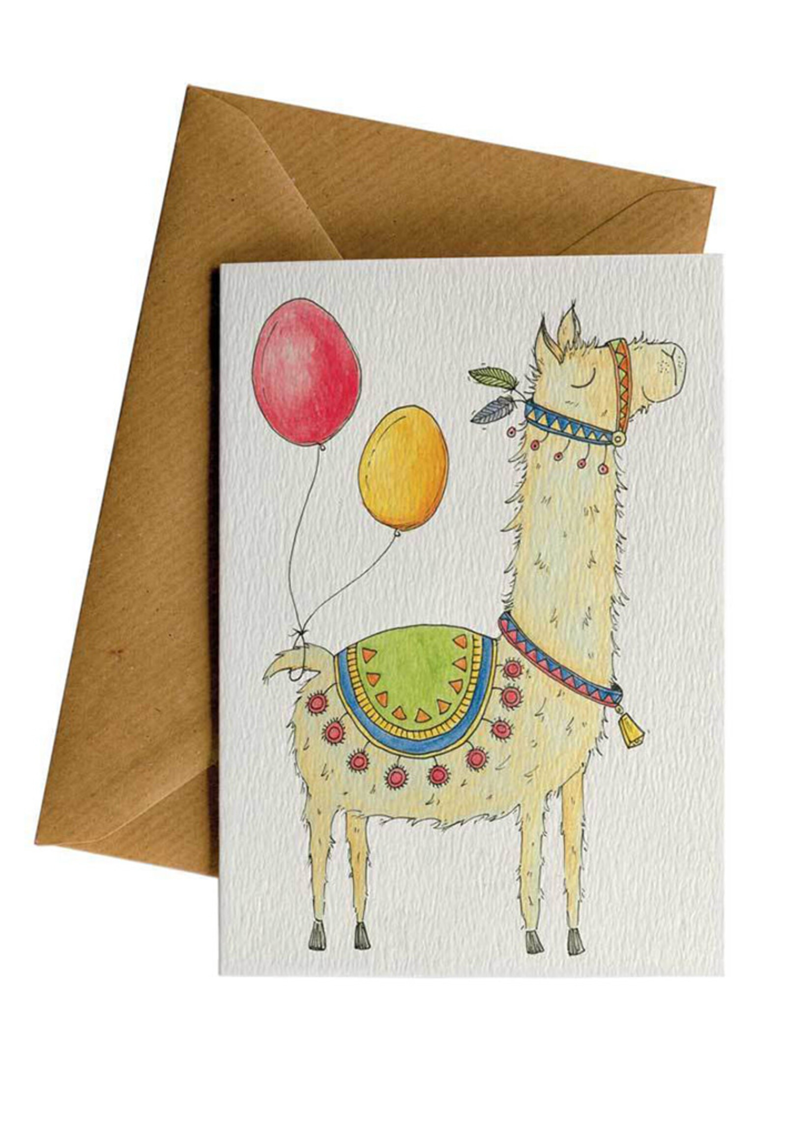 Little Difference Celebration Llama Card