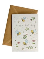 Little Difference Happy Birthday Bees Card