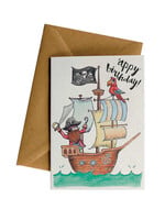 Little Difference Appy Bday Pirate Ship Card