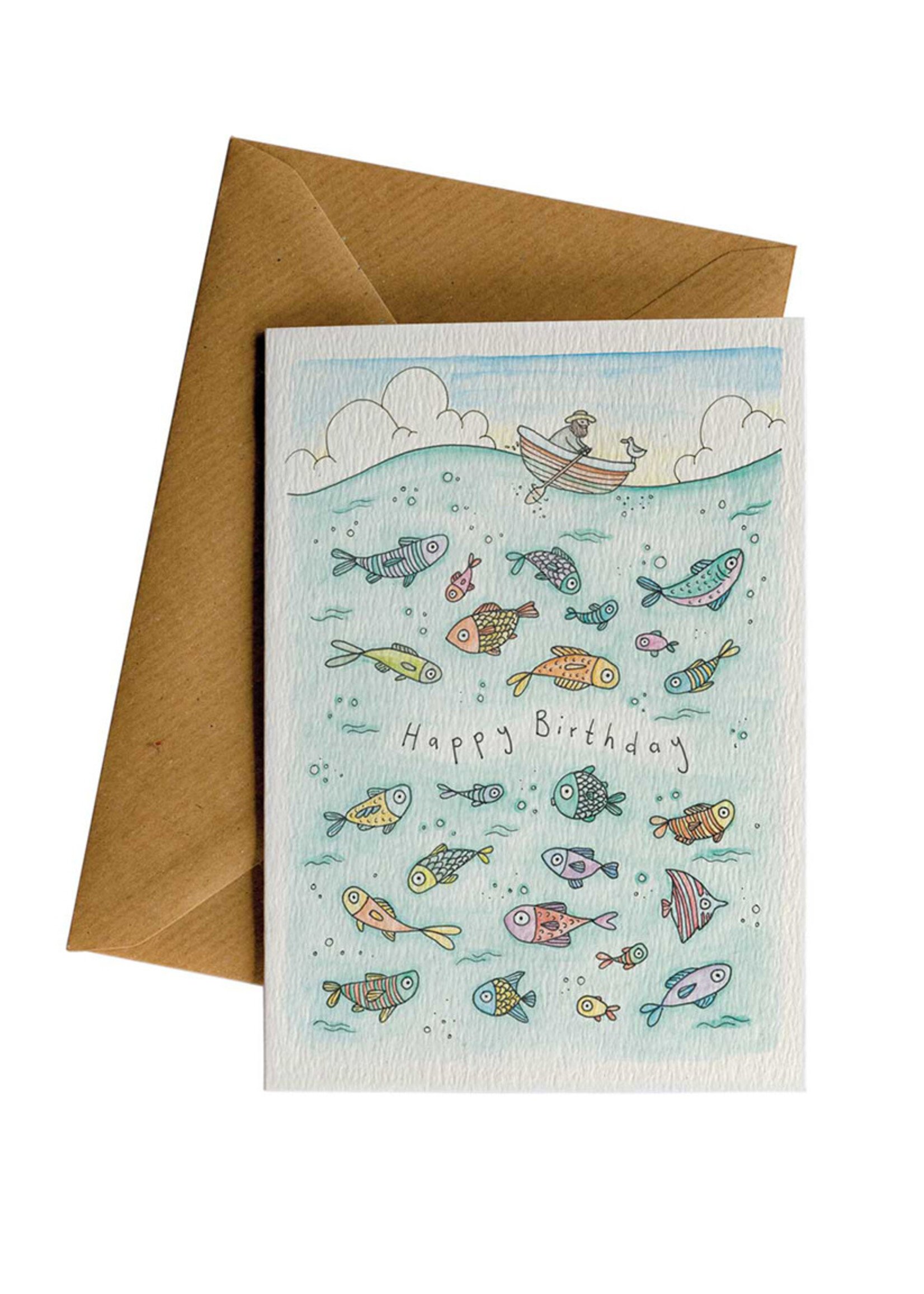 Little Difference Man & Sea Birthday Card