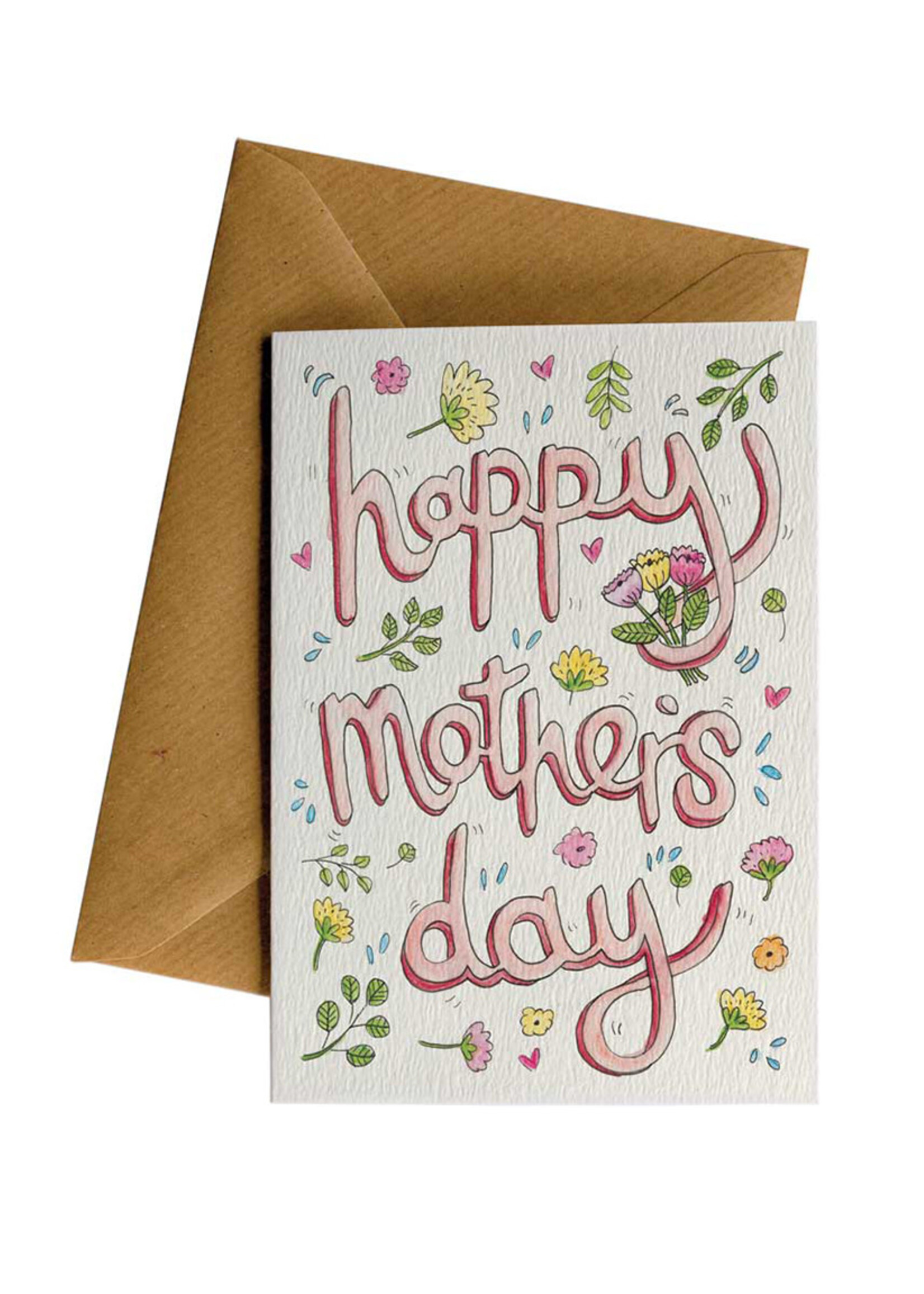 Little Difference Mother's Day Flowers Card